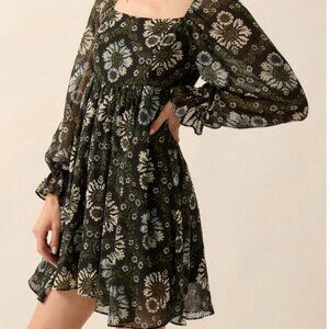 Promesa Mini Babydoll Boho Dress L